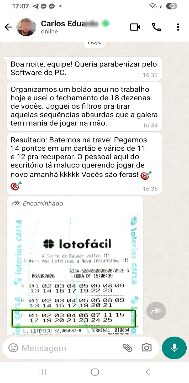 Depoimento WhatsApp Cliente 3